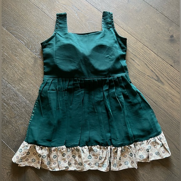 Dark Green Indian Dress/ Sharara - Picture 4 of 11